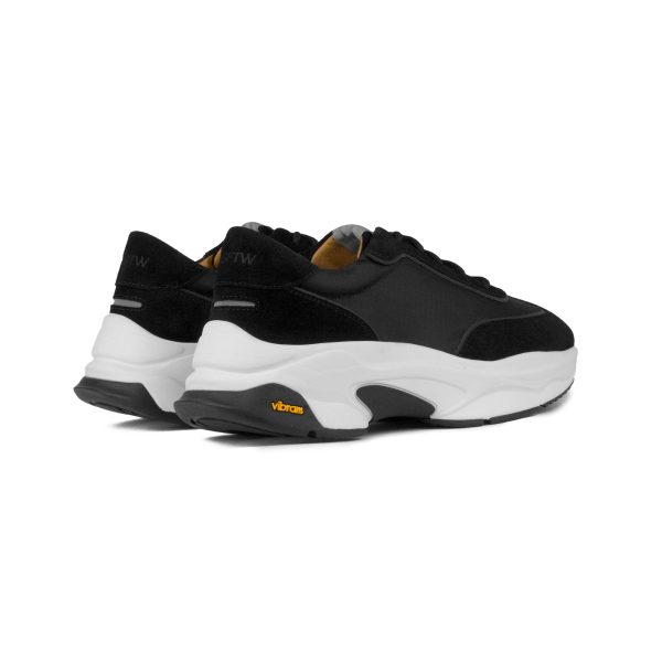 Aubin Runner Suede Ripstop Black - Womens Online