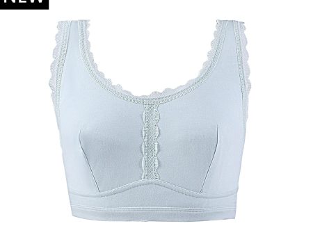 Georgia - Silk Back Support Full Coverage Wireless Organic Cotton Bra Discount