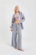 Chicory striped woven-cotton pyjama trousers - Pinstripe Charcoal Online