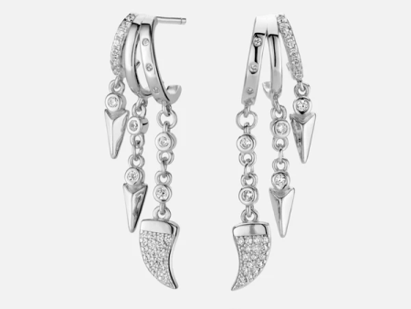 Cairo Earrings - Silver For Cheap