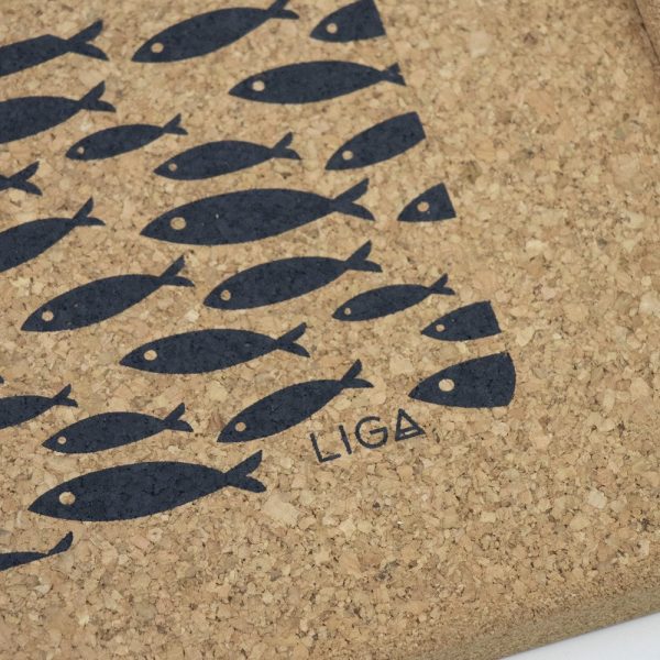 Cork Drinks Tray | Grey Fish By Liga Online Hot Sale