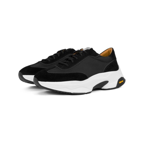 Aubin Runner Suede Ripstop Black - Womens Online