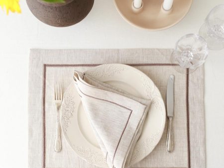 Antique Linen Napkins (Set of 2) For Cheap