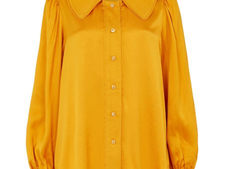 Saffron Statement Collar Blouse Discount