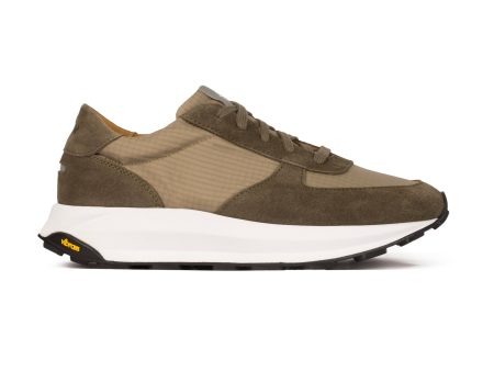 Trinity Tech Suede   Mesh Olive For Cheap