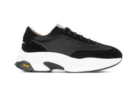 Aubin Runner Suede Ripstop Black - Womens Online