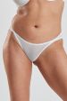 Ume recycled-lace mid-rise briefs - Glacier White Fashion