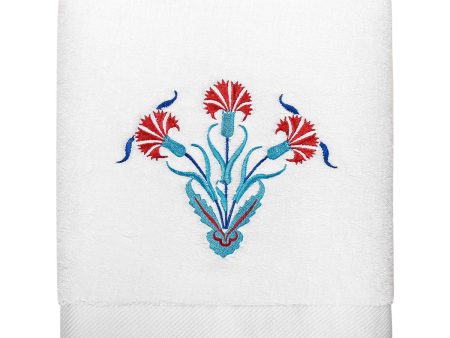 Clove Embroidery Bath Towel Online Sale