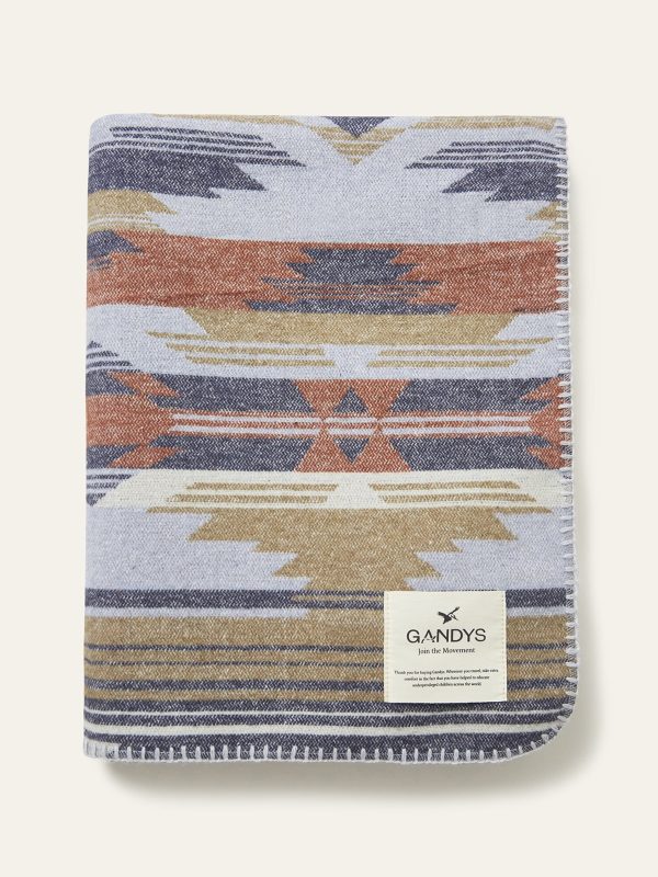 Navy Artisan Blanket Online now