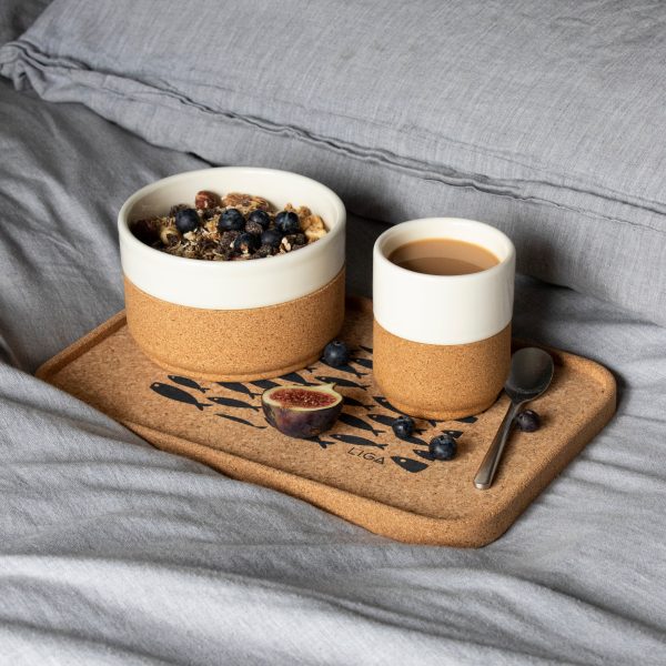 Cork Drinks Tray | Grey Fish By Liga Online Hot Sale