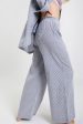 Chicory striped woven-cotton pyjama trousers - Pinstripe Charcoal Online