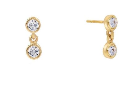 Circinus 2 Diamond Drop Earrings Cheap