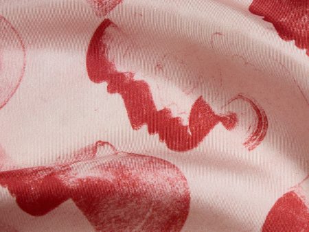 Batch Silk Scarf - Scarlet Heads Online Sale