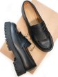 Track Sole Fringe Loafers For Sale