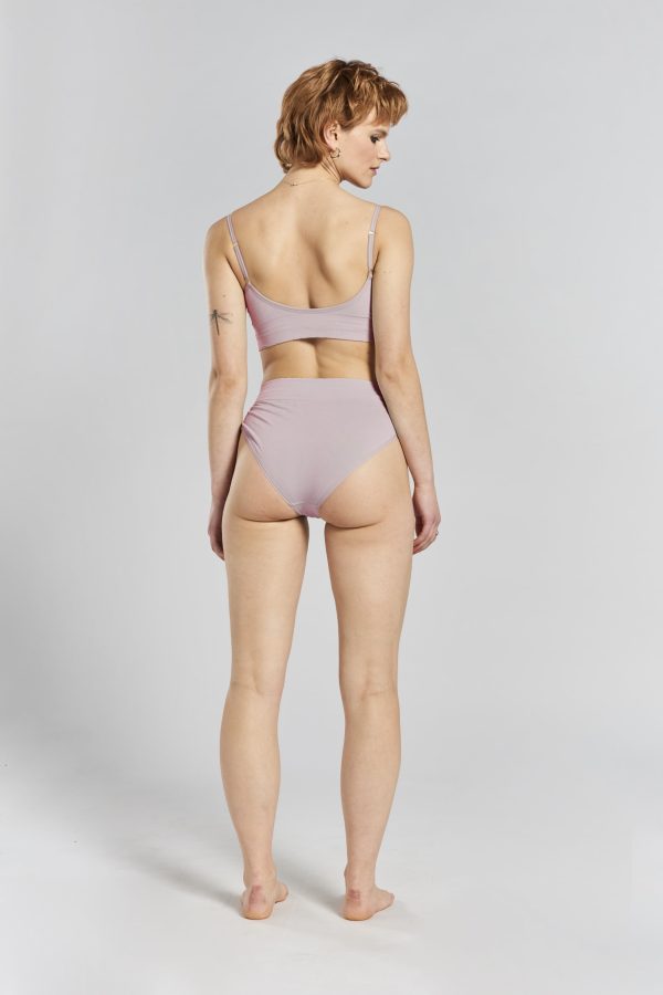 Asagao seamless stretch-bamboo briefs - Blossom Lilac Hot on Sale