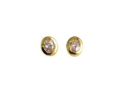 Capella Oval Cut Diamond Stud Earrings Discount