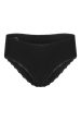 PALOMA Lace Briefs - GOTS Organic Cotton Black Online now