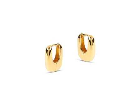 Bella Mini Geometric Gold Earrings Online