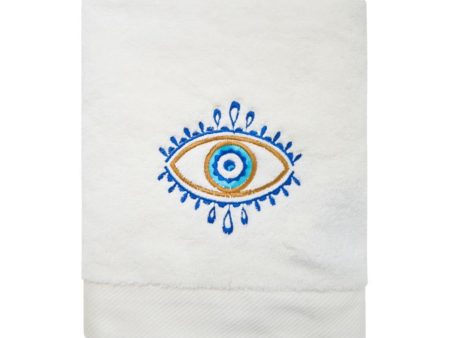 Eye Embroidery Cotton Bath Towel Online