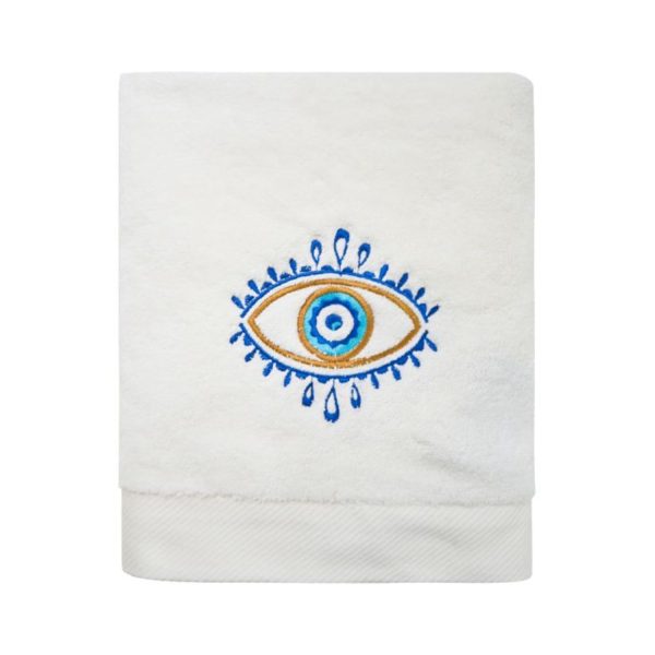 Eye Embroidery Cotton Bath Towel Online