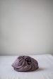 Linen fitted sheet in Dusty Lavender For Sale