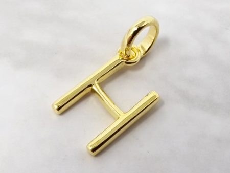 18ct Gold Vermeil Initial Pendant - Gold Supply