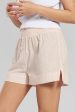 Lomandra striped woven-cotton shorts - Dawnlight Coral Cheap