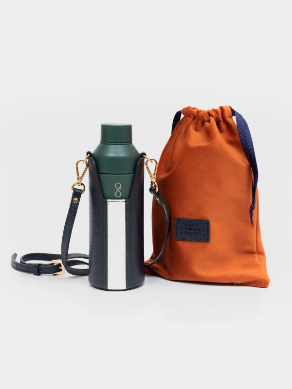 The Bottle Bag, Tan & Forest Online Hot Sale