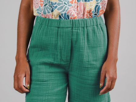 Bubble Shorts Green Hot on Sale