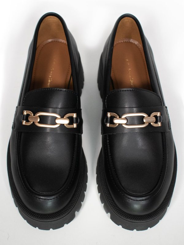 Track Sole Loafers Fashion