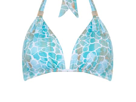 AQUA PEBBLES MIAMI BIKINI TOP Online now