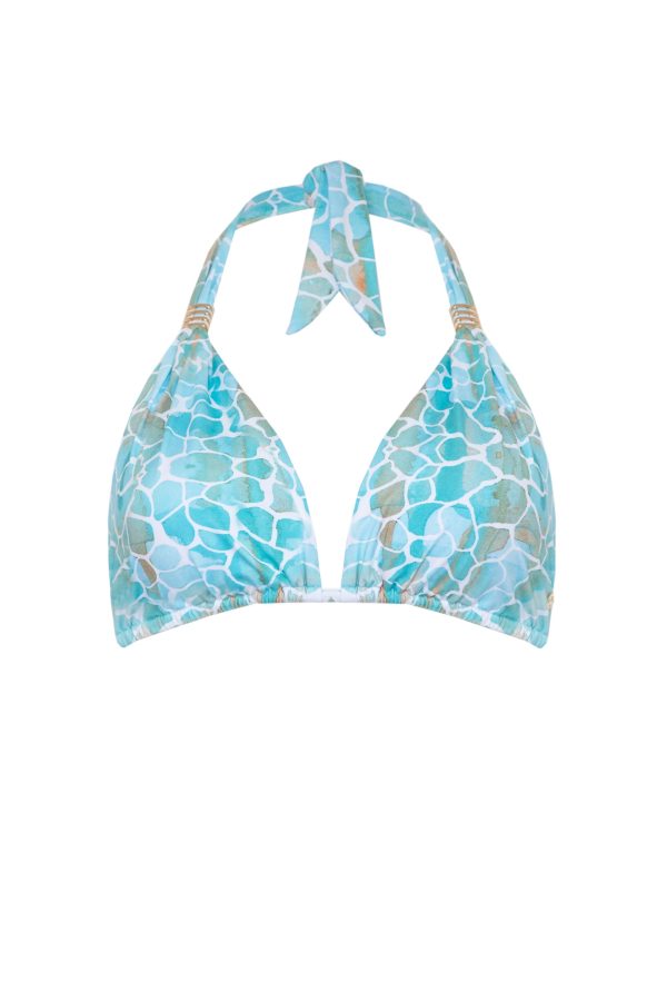 AQUA PEBBLES MIAMI BIKINI TOP Online now