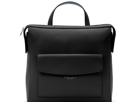 Campo Marzio Sharon Backpack Bag - Black Lapis Blue Sale