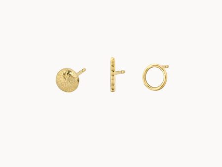 9ct Gold Mix and Match Stud Set [2] For Cheap